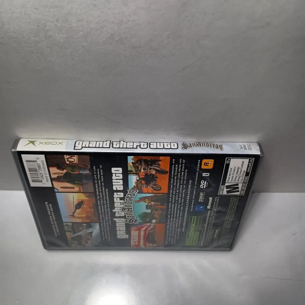 Grand Theft Auto San Andreas Platinum Hits - Microsoft Original Xbox No Manual